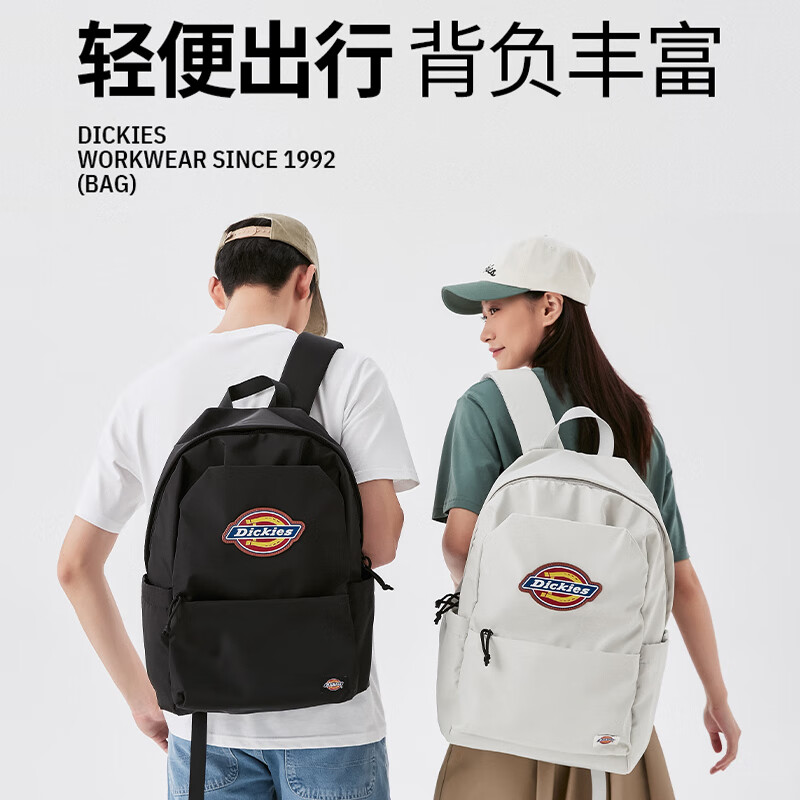 Dickies school bag junior high school student campus DK large capacity backpack outdoor storage travel bag casual canvas bag