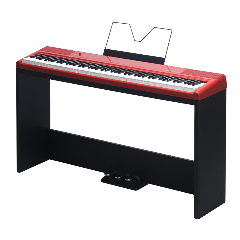 MEDELI electric piano SP-C120 heavy hammer 88-key counterweight portable heavy hammer electronic piano red headstock + black tripod
