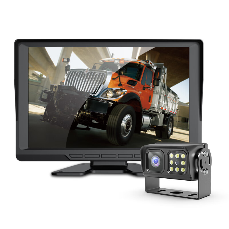 Yuba truck reversing image 12V24V harvester truck and bus display HD night vision waterproof camera probe