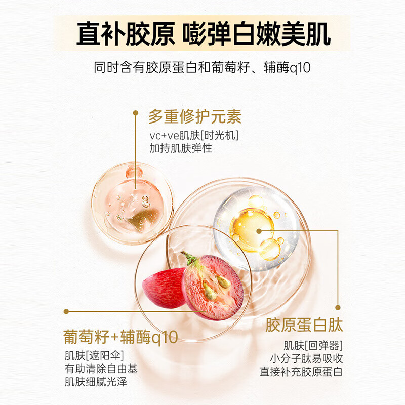 Swisse Collagen Peptide Anti-Aging Watery Small Molecule Peptide Easy to Absorb Orally for Skin Rejuvenation Validity Period 27-01 Brightening and Beautifying Skin Q-Elastic and Moisturizing Collagen Peptide 60 Tablets*2 Bottles