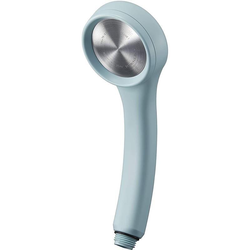 SANEI Japanese original Sanei Sanei fine water shower handheld pressurized water-saving shower head 50% water saving rate simple design PS310-80XA-BA2 simple style blue
