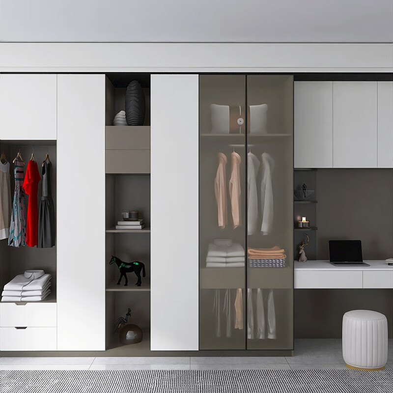 Chengshi Xianghe Furniture Beijing whole house customized Millennium Boat ENF grade particle board wardrobe entry shoe cabinet tatami cabinet Millennium Boat ENF grade particle board whole house customization enjoy full discount