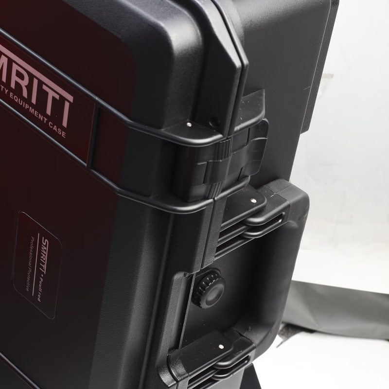 SMRITI heritage protection box black large trolley box thickened waterproof and dustproof multi-functional equipment tool box S5129 black with sponge