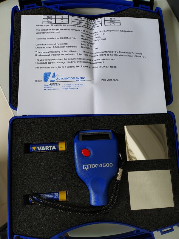 Imported paint film meter NIX QNIX4200/qnix4500 coating thickness meter paint film thickness meter QNIX4200 (iron-based all-in-one machine) Germany