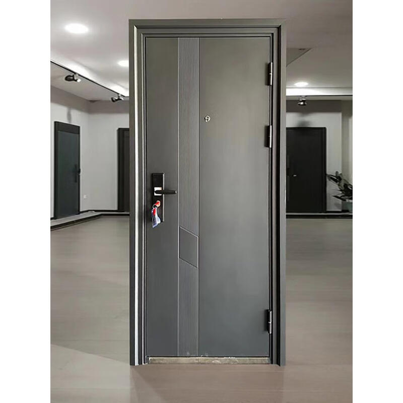 Zhiyao sun protection anti-theft door home security customized bedroom room custom villa entry white steel home entrance door 1970*860/960