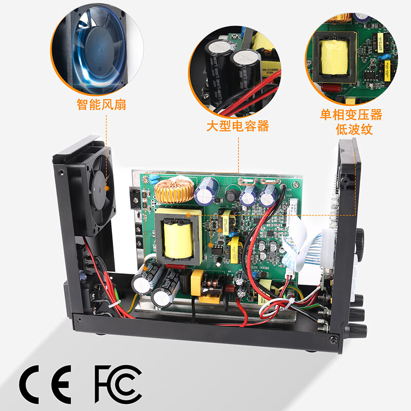 KUAIQU high-power high-voltage programmable DC power supply program-controlled communication regulated power supply RS232 computer-controlled power supply program-controlled model SPPS305D-232 30V 5A