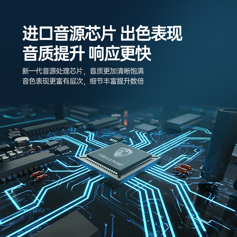 Terrence electronic keyboard 61-key multifunctional intelligent teaching electronic keyboard for children to learn musical instruments