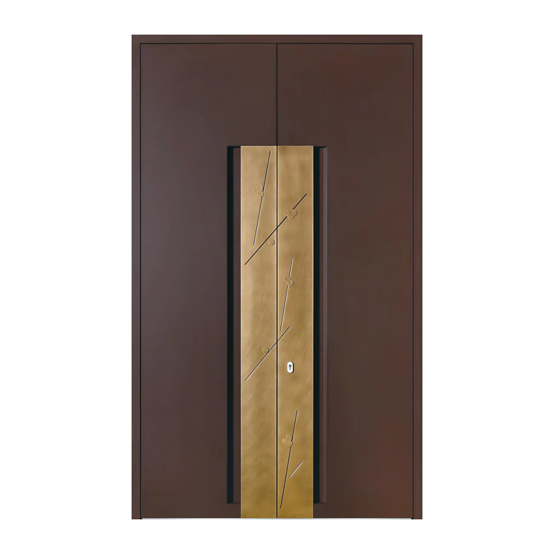Yuelongmen Intelligent Armored Door System Door Fingerprint Code Lock Anti-theft Door Entry Door Porch Customized Carved Aluminum Door XT512 Non-standard Customized Size Contact Customer Service