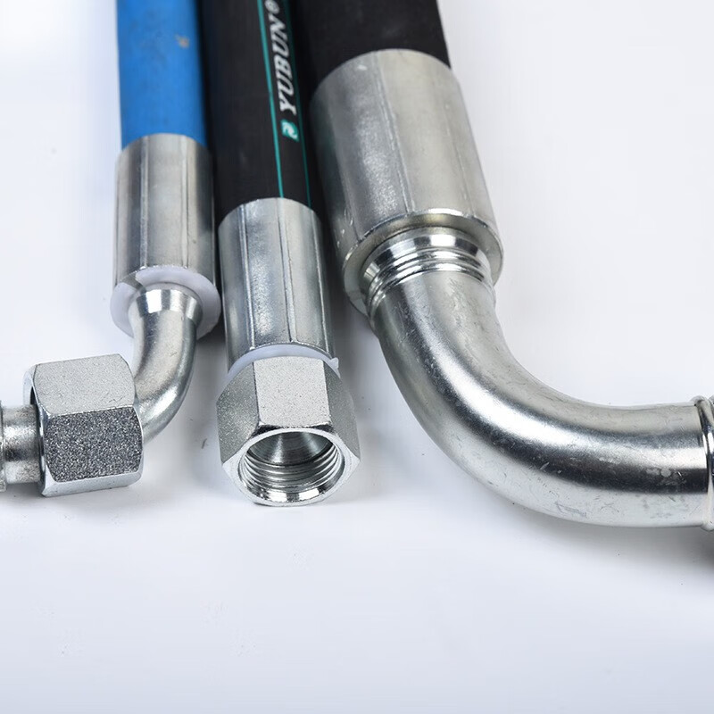 Customized hydraulic assembly hose steel wire Customized oil pipe rubber High temperature resistant rubber suitable for high pressure M16*1.5 (DN8*1 meter one layer of steel wire