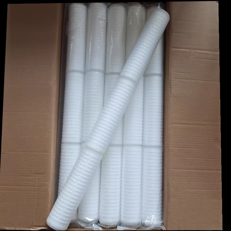 Nanbo Pill PP microporous pleated filter element alcohol urea liquid precision filter membrane filter element 5-inch folded non-flat mouth plus connector micron please note