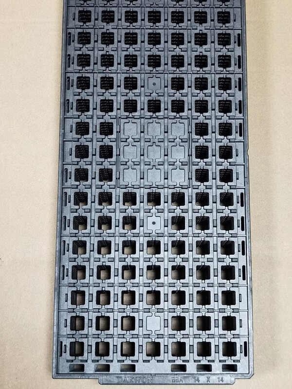 Ic tray vacuum bag aluminum foil bag electronic component chip 25*50cm packaging moisture-proof bag tray default product