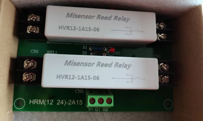 High voltage conversion board reed relay module HRM-2A1524V/12V full PCB pin-type 24V