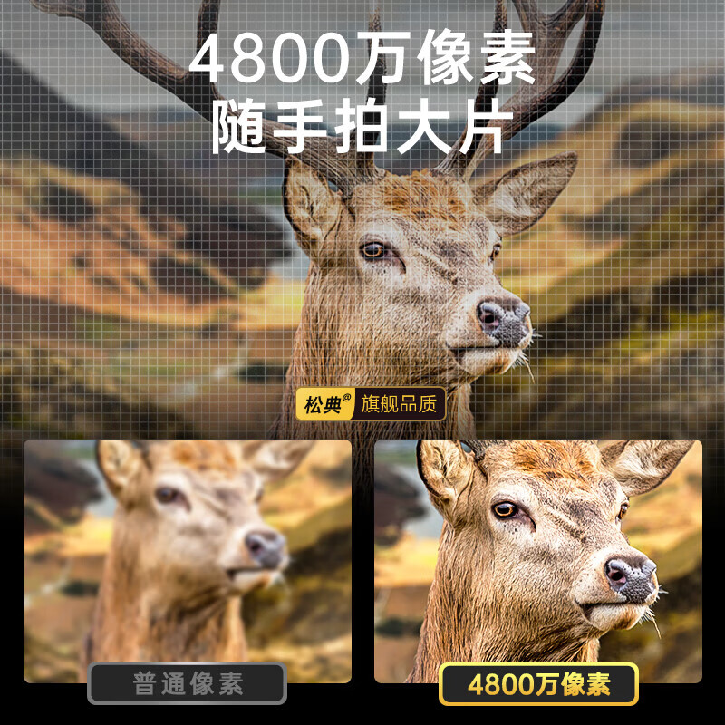 SONGDIAN digital camera portable vlog recording all-in-one professional handheld 4K high-definition infrared night vision dv254k official standard + wide-angle lens 128G memory