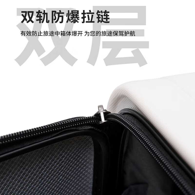 Woodpecker side opening suitcase for women 2026 new expandable multi-functional trolley case 20-inch suitcase boarding suitcase for men Sakura pink side opening + expansion 30 + brake wheel 26 inches SF + double-layer explosion-proof zipper + cup holder