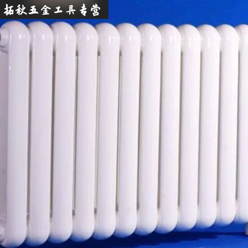 Ji Litian customized new horizontal steel thickened radiator for large family radiator steel two-column wall-mounted radiator 6 columns long 440mm custom round head wall thickness 2.0 medium 30 high 37 cm