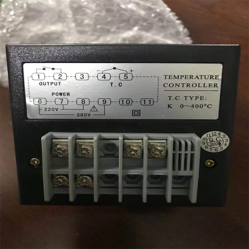 Ouhuayuan HKE gas oven temperature control meter thermostat temperature digital meter temperature controller TEK96 oven temperature controller temperature control silver + thermocouple