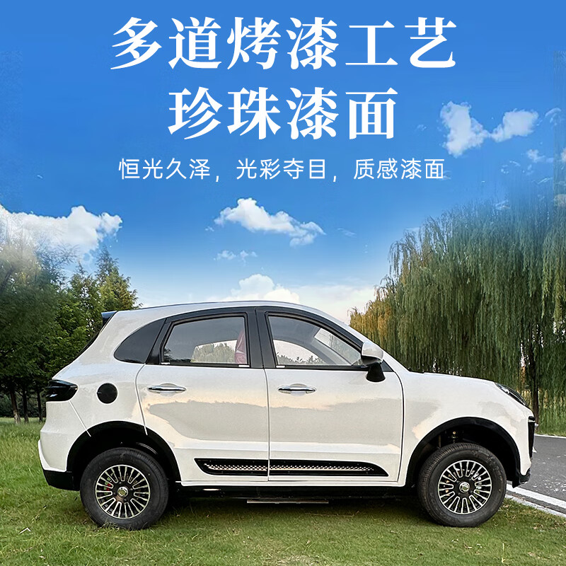Kaybach four-wheel electric vehicle, new energy model, household ladies, small petrol-electric air conditioner, adult four-wheel mobility battery vehicle, supreme air-conditioned version 60V400 model with a range of 320 miles