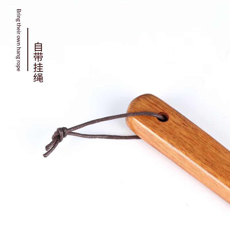 TaTanice shoehorn solid wood long handle shoehorn shoe puller birthday gift for the elderly to put on shoes without bending over to lift the shoe