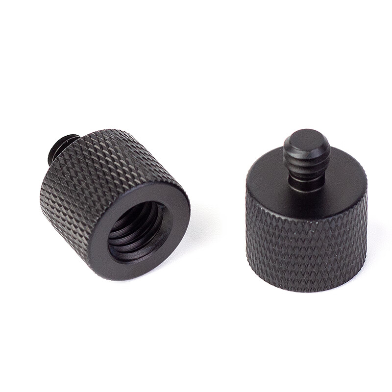 Xu ordered bracket conversion screw, microphone, microphone fixing clip, 5/8 adapter nut, 1/4 mutually convertible 3/8 connector accessories, 1/4 internal rotation, 5/8 external aluminum screw, 2 pack