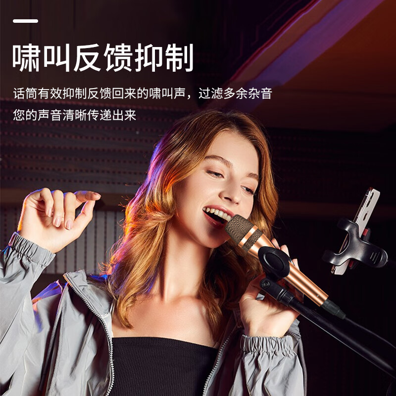 SAST ok-09 wired dynamic microphone professional home KTV singing recording home karaoke conference desktop computer speech microphone professional wired microphone 5 meters long