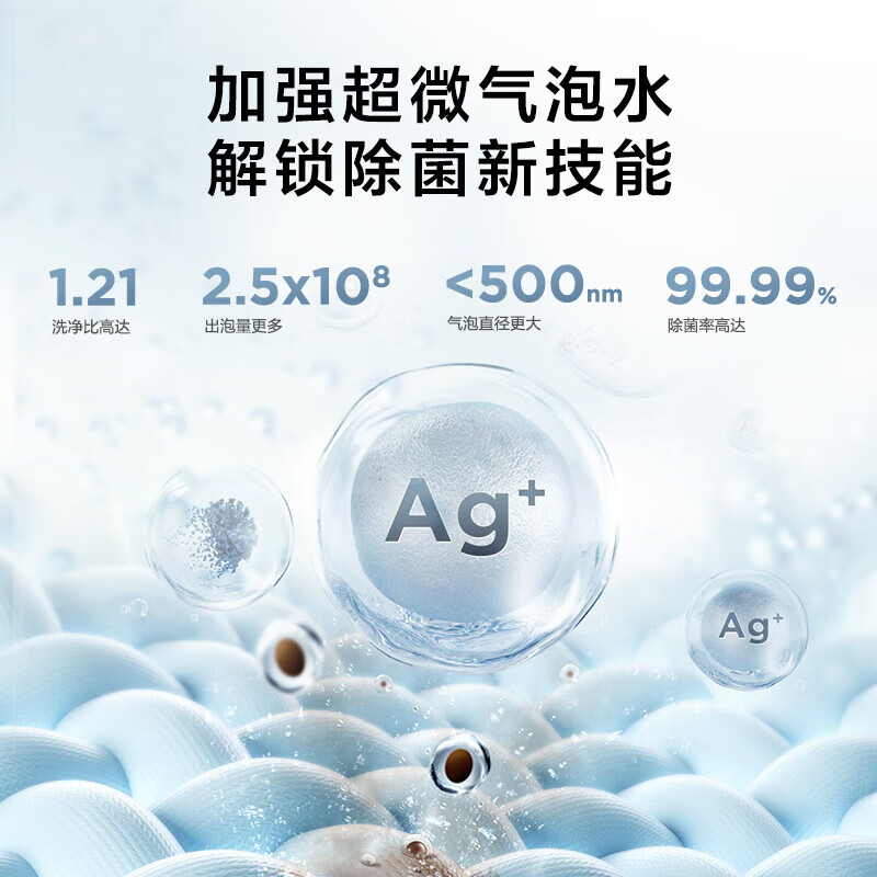 LittleSwan Xiaowumei 3.0 washing and drying set 10KG drum washing machine + variable frequency heat pump dryer 1.21 washing ratio flat screen fully embedded AI intelligent placement Home appliance subsidy Xiaowumei 3.0 standard version TG10VE40+VE40