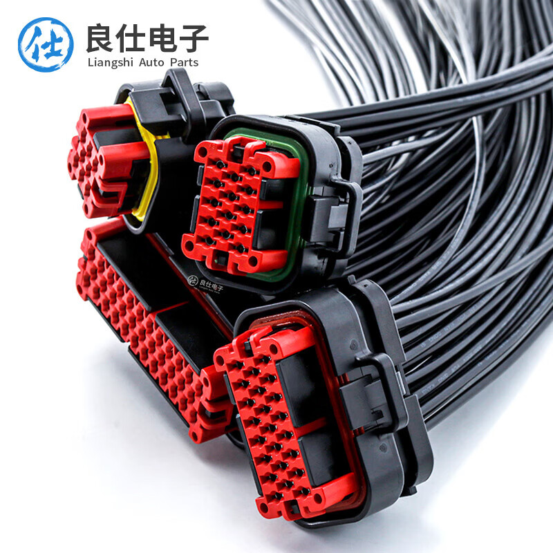 Automotive connector 770680-1 waterproof amp connector female header pin seat butt harness plug 776164-1 35-hole female connector 776164-1 wire length 30CM