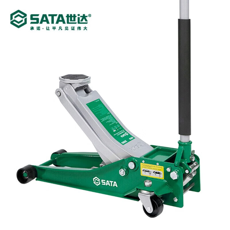 SATA auto repair lifting tools heavy-duty horizontal hydraulic jack low position 97821 heavy-duty horizontal jack 1.5 metric tons