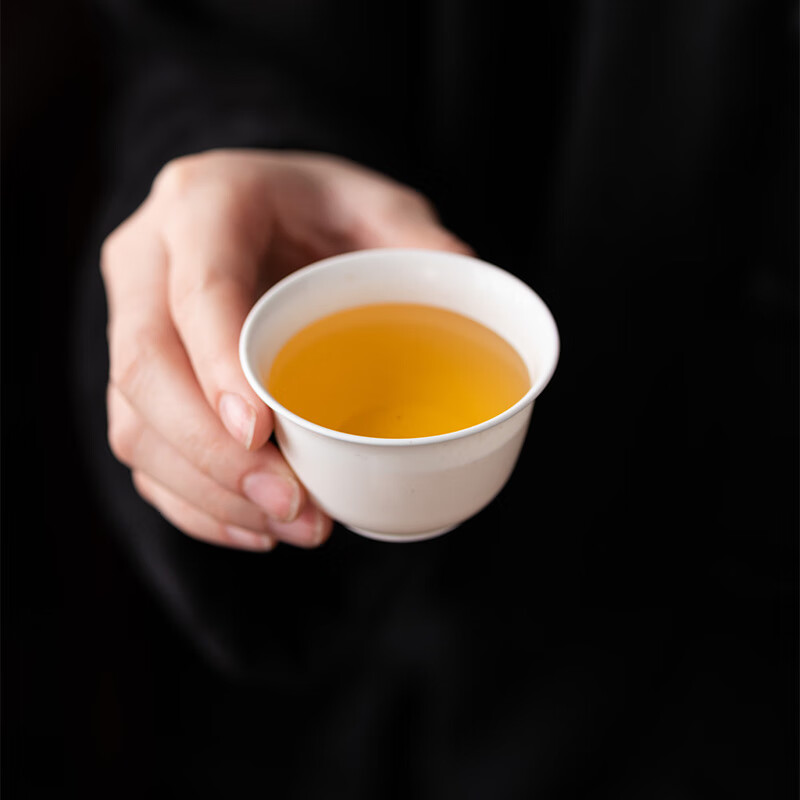 Yunhua disposable kung fu tea cup with storage rack 60ml high-grade heat-resistant rice husk tea tasting cup tea tasting cup 500 disposable tea cups