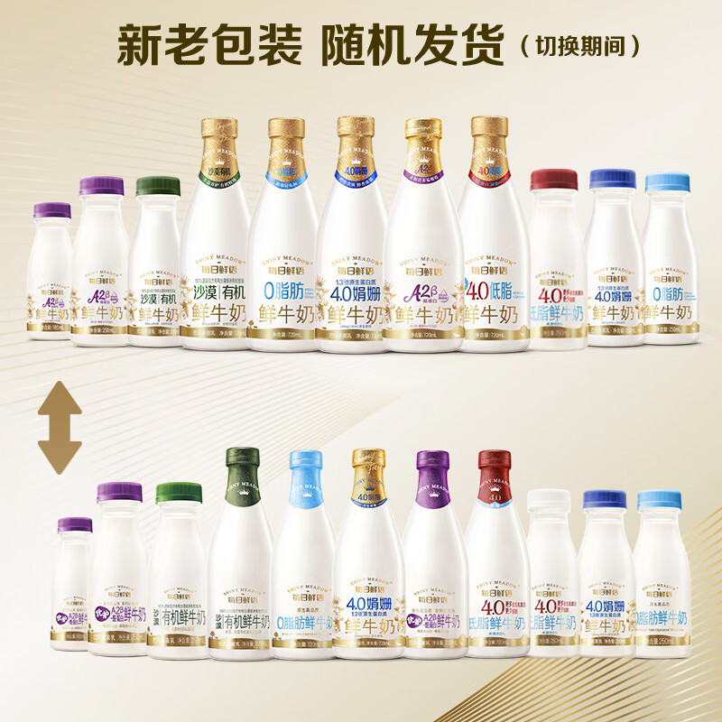 Daily fresh words 4.0g protein fresh milk 1L pasteurized fresh milk regular purchase