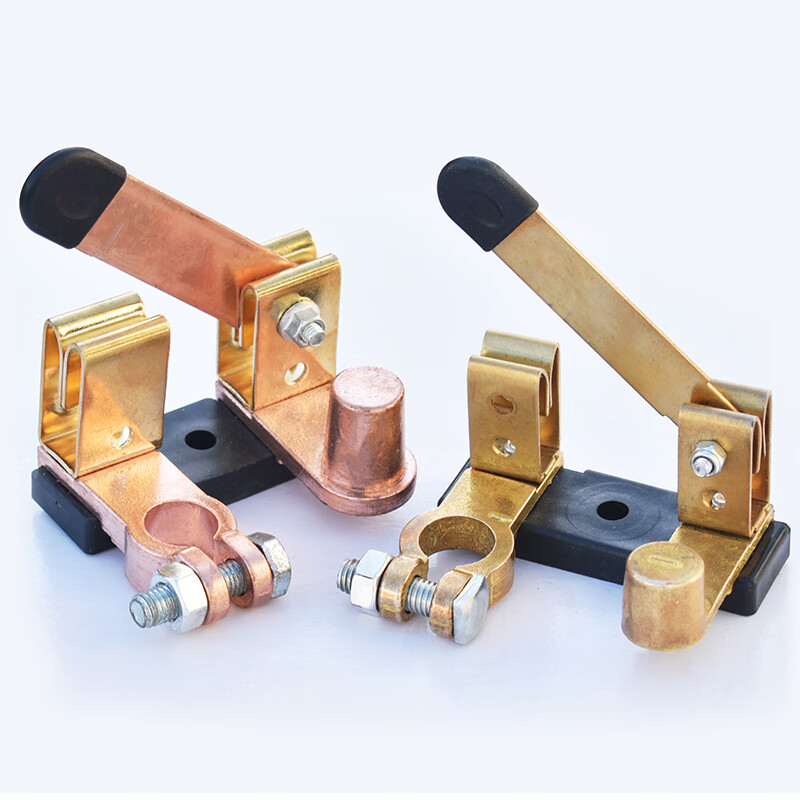 Qilu Anran knife type car battery switch anti-leakage breaker anti-loss artifact battery pile head red copper 16mm