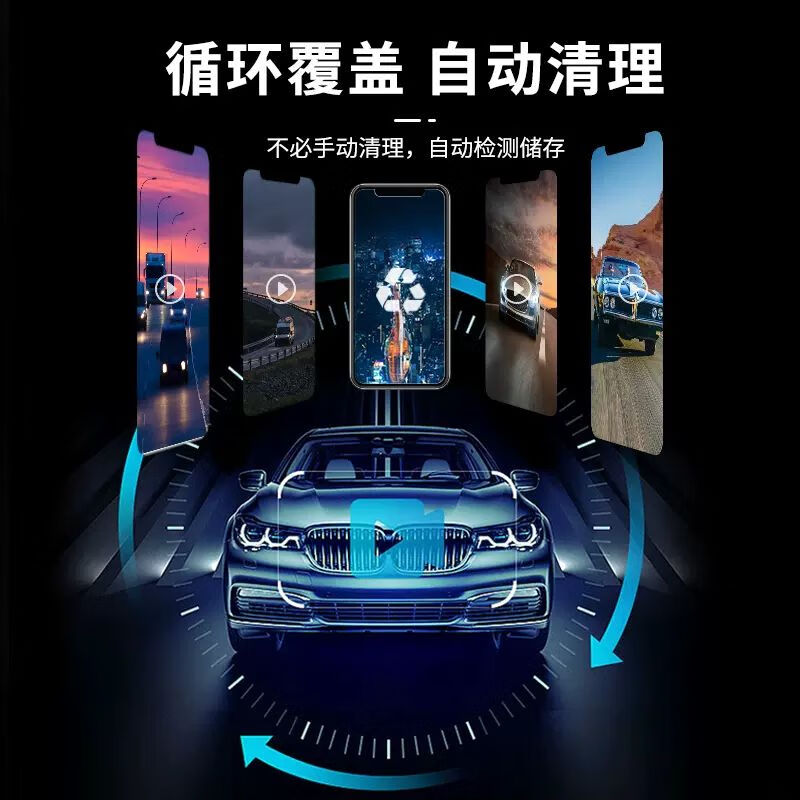 Runhua Year 22-2025 GAC Aian yplus/S/UT/RT/V/LX/Y plus driving recorder dedicated original factory 23-25 Aian Yplus 4K ultra-clear dual lens 2160P+1080P+64G