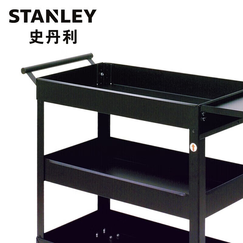 STANLEY multi-purpose tool trolley three-layer auto repair tool trolley black tool trolley 94-194-23