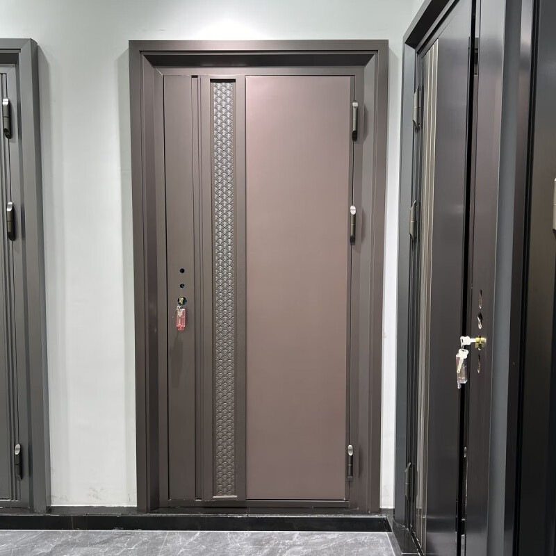 Vinoa 304 luxury stainless steel entrance door Korean door custom door high-end door light luxury explosion-proof door factory direct sales 304 stainless steel entrance door 1000*2300*280