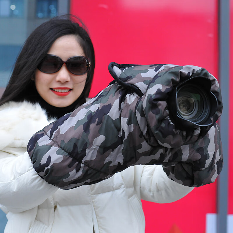 CLCEY body accessories SLR camera cold cover winter warm cover body accessories soundproof micro single-lens anti-freeze snowy shooting protection body accessories color