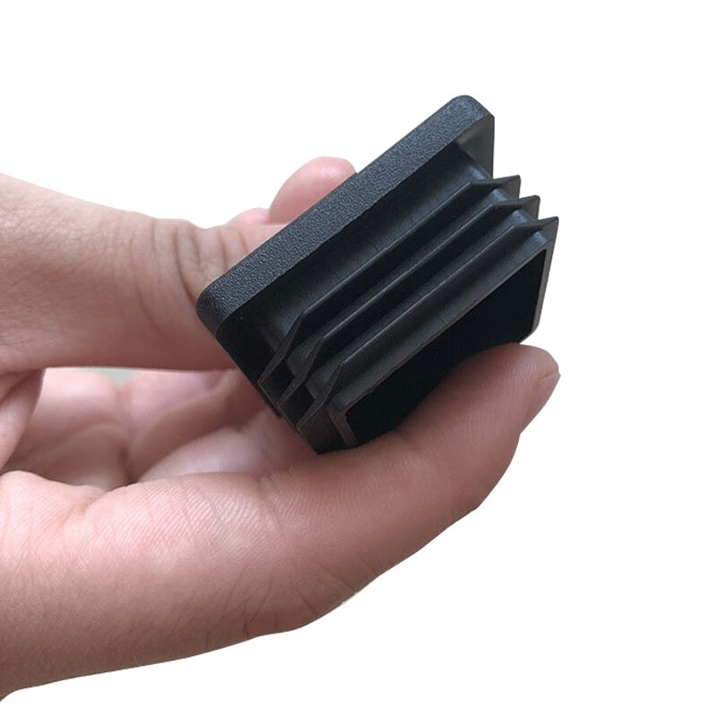 Bingyu table and chair foot pads, plastic square tube, stainless steel inner plug, square plug 20*40mm (100 pieces)/pack BH-546