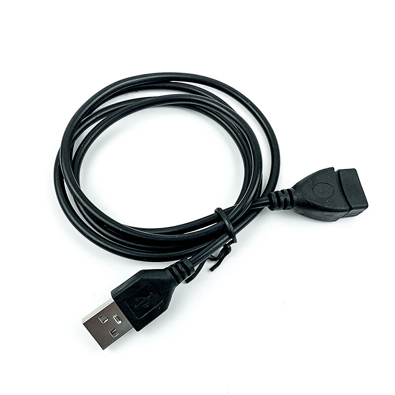 USB 2.0 male to female data extension cable, pure copper core, bare wire, no packaging, no degaussing ring, 1 pack, 0.5m