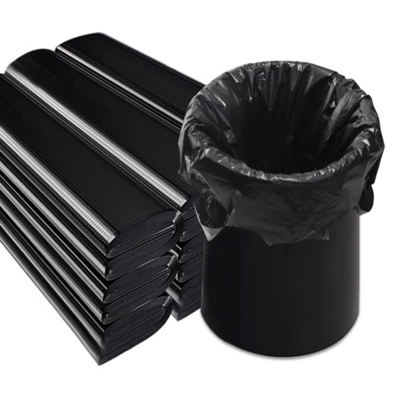 Xianshi garbage bag new material black not easy to break 90*110 extra thick 4 wires 100 pieces