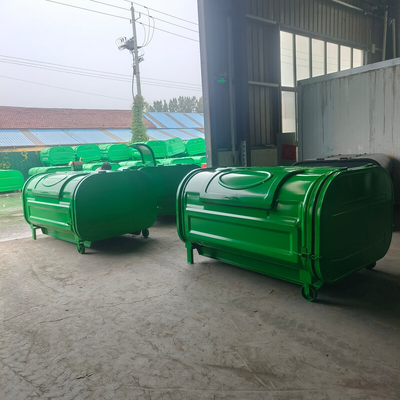 Community Property School Rural Outdoor Special Trash Can Car-mounted Garbage Transfer Box Removable Garbage Removal Box 3 Cubic Trash Can