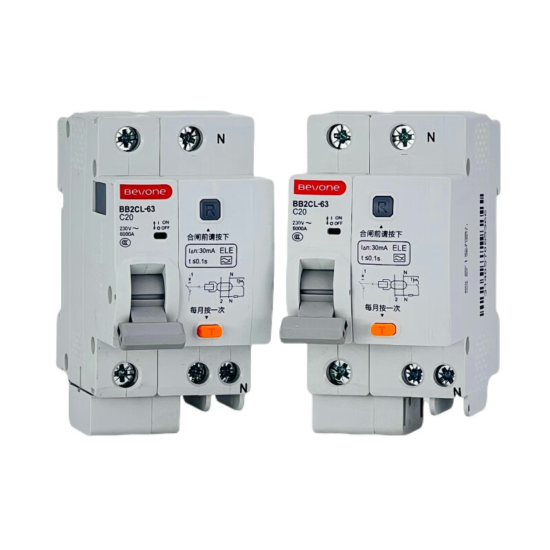Beiyuan Electric Beijing Beiyuan small leakage circuit breaker 2L631PN2P3PN4P102532 32A BB2CL-63/1P+N
