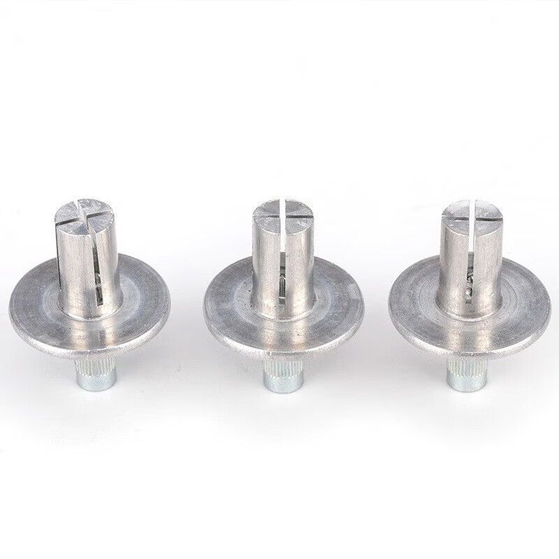 Haodong GB/T15855 core percussion rivets, aluminum caps, stainless steel poles, round head percussion rivets, blooming expansion nails M4M5 5*9 (all aluminum) (100 pieces)