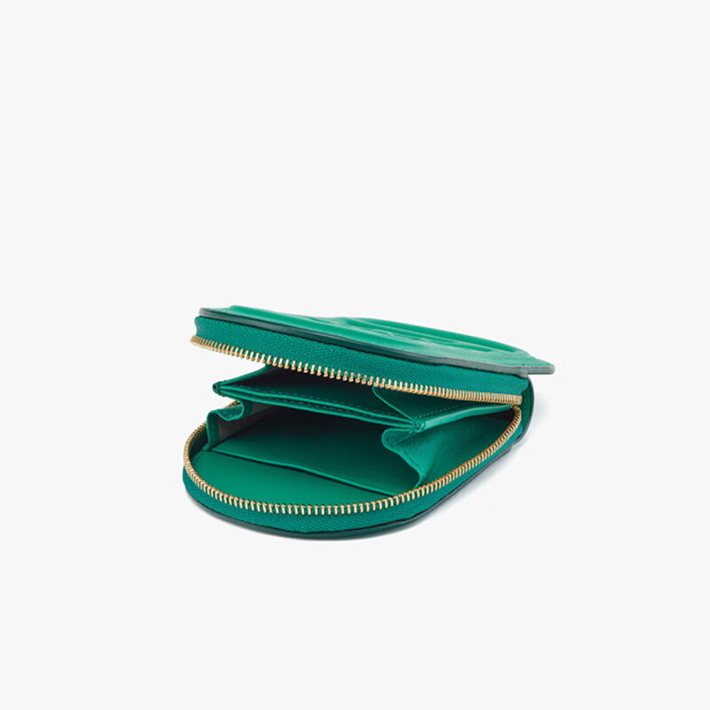 95% new MCM MODE TRAVIA card holder zipper coin purse ID bag same style for men and women green gift