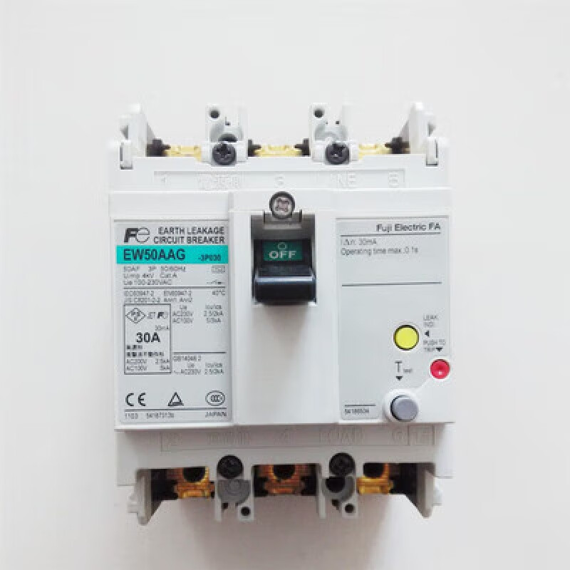 Earth leakage circuit breaker EW50EAG-3P AAG SAG RAG 30A 40A 50A 30mA 15A EW50EAG-3P