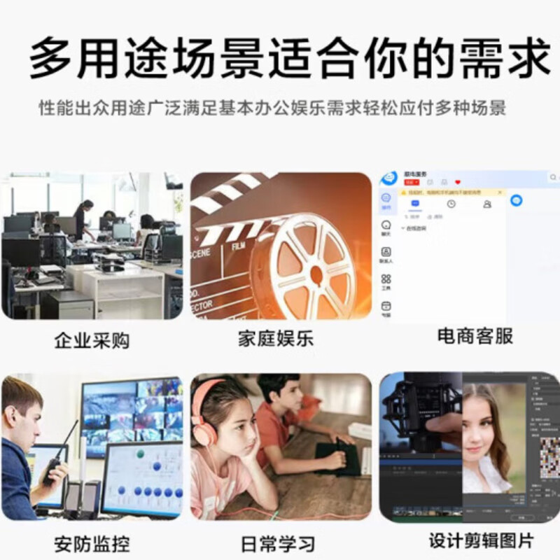 Dell Lenovo desktop computer i3/i5/i7 independent display business office design PS CAD video editing assembly home second-hand desktop complete set configuration six Core I5 sixth generation 16G 628G dual hard drive single host (comes with mouse + mouse pad) 90% new