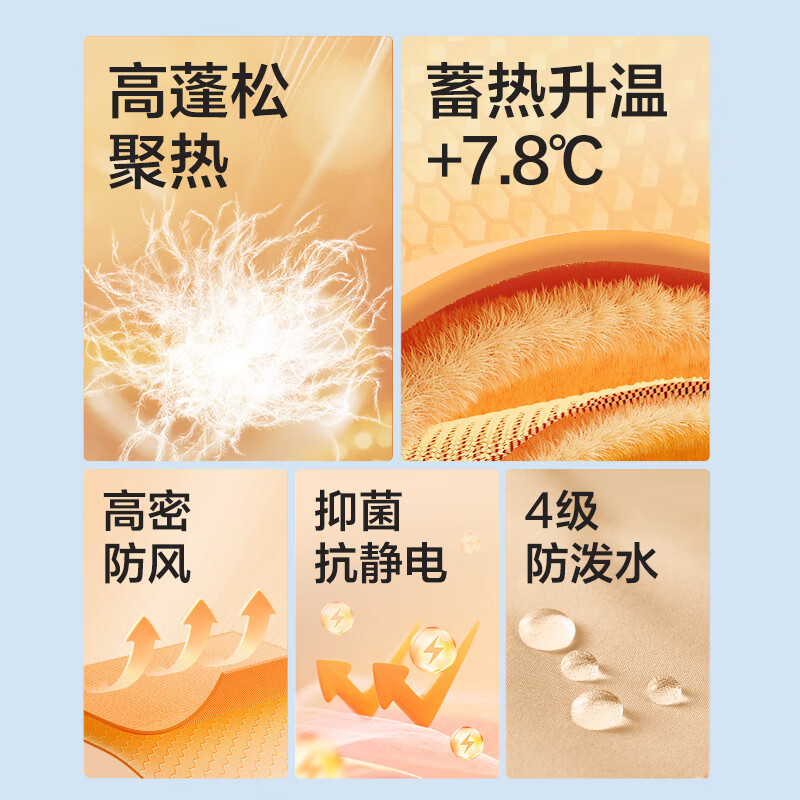 Jing Tokyo Made Down Jacket Men's 90 Down Thick Commuting Short Autumn and Winter Hooded Warm Jacket Black L(175/96A)