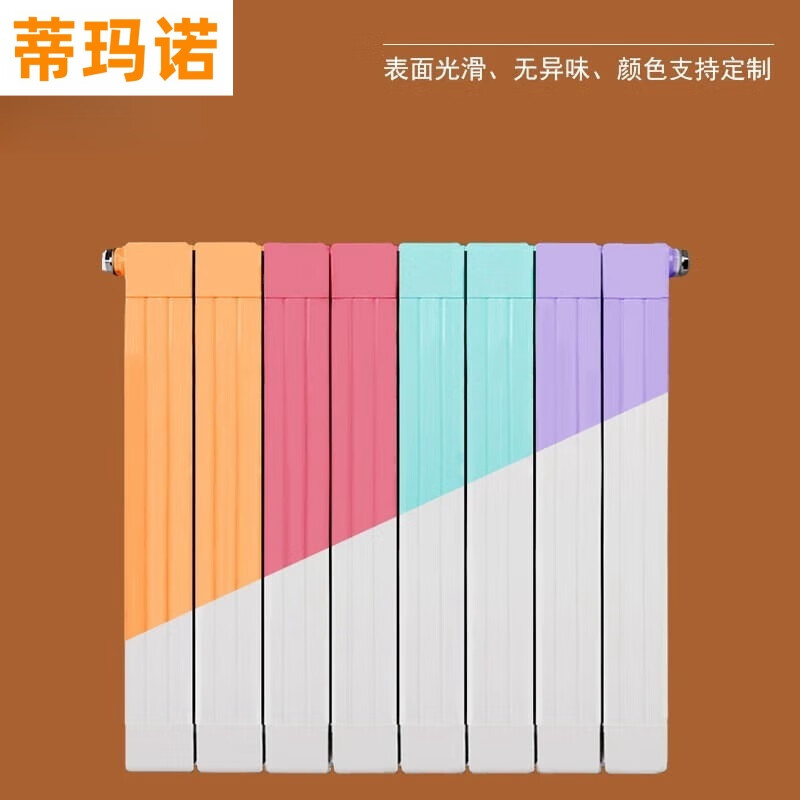 Timano copper-aluminum composite radiator household wall-mounted central heating self-heating water heating 85X75 radiator 1600mm