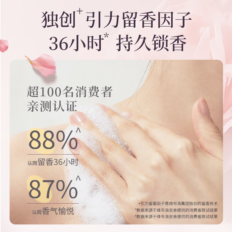 Enchanteur Shower Gel Cherry Blossom + Romantic Floral Fragrance Shower Gel Refreshing and moisturizing fragrance long-lasting for men and women 668g*2