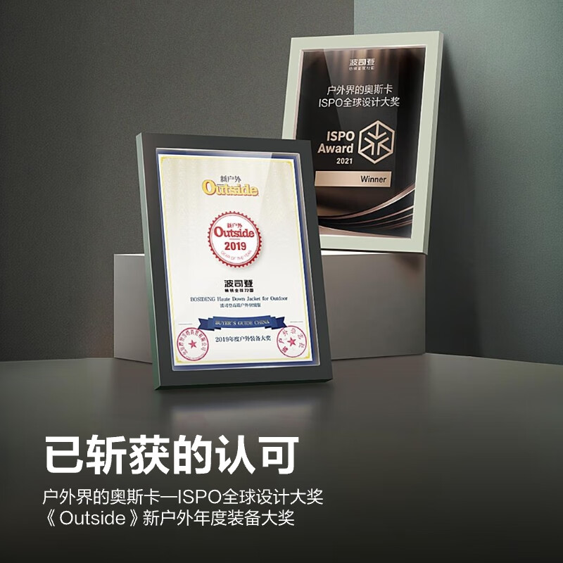 Bosideng (BOSIDENG) Gu Ailing's same style jacket, goose down down jacket, short style, same style for men and women, 90 velvet three-in-one mountaineering jacket. Store manager recommends Jiyan Gray Slate Gray 898A XL 175/96A