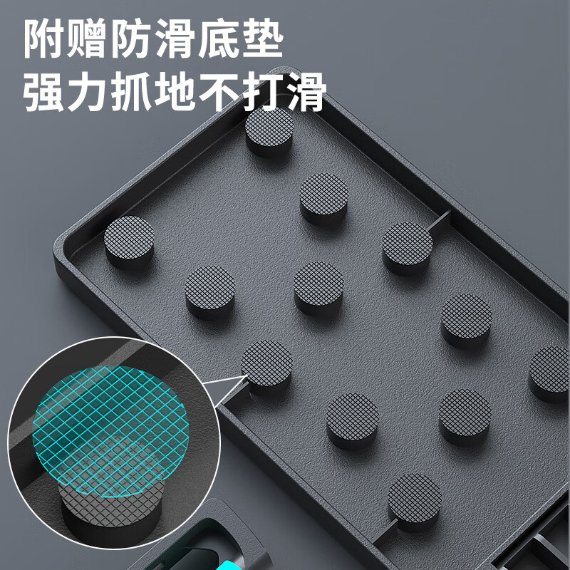 Dongmao push-up training board multi-functional push-up bracket for men and women, arm strength and chest muscle artifact, home fitness equipment, black - rubberized handle + anti-slip pad with palm protector