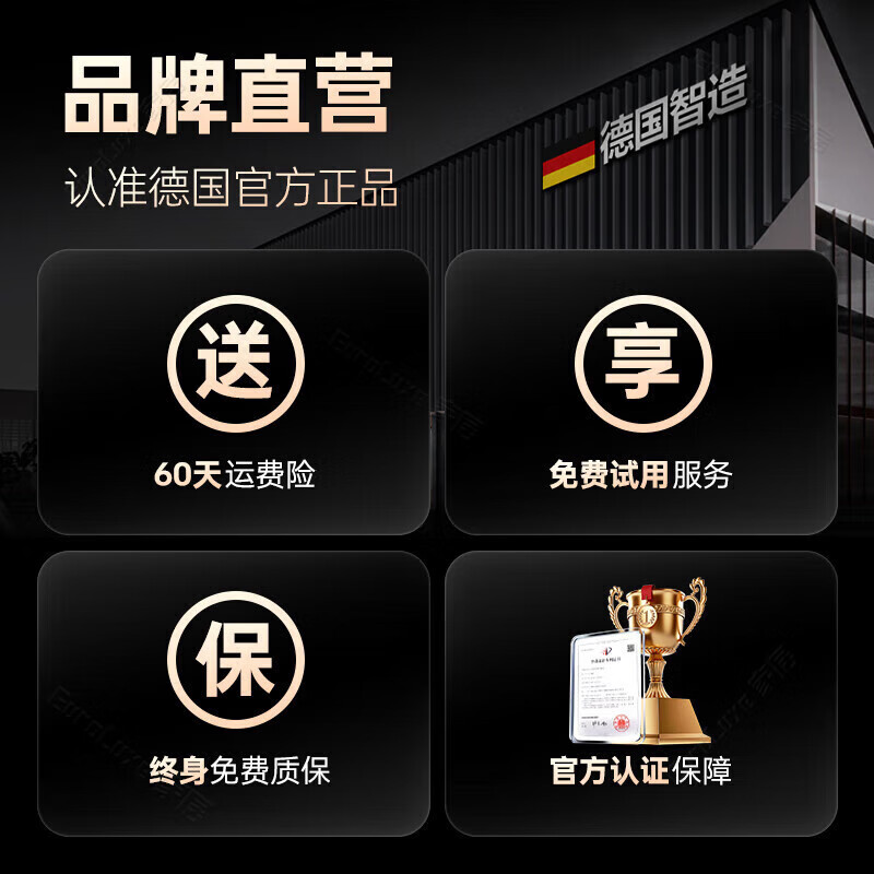 KDISV German vacuum sealing machine household commercial wet and dry fully automatic vacuum packaging machine high-power food antibacterial fresh-keeping machine plastic sealing machine without bagging bacon sausage silver gray - 100 bags