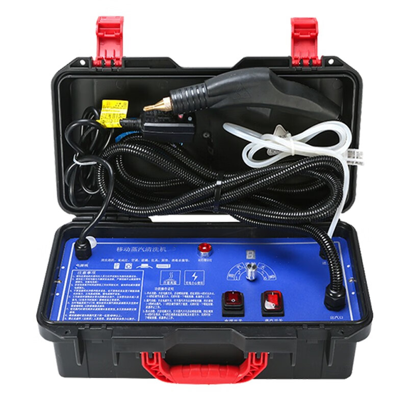 Gun Brand High Temperature and High Pressure Steam Cleaner Household Appliance Disinfection Air Conditioning Kitchen Range Hood Water Heater Degreasing Multifunctional Commercial Home Appliance Cleaning Machine 3200W Commercial Luxury-High Pressure Hot and Cold Water-Six Levels of Hot and Cold Water Adjustment